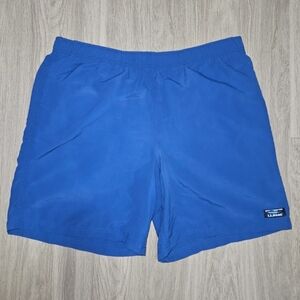 L.L. Bean Men's Supplex Classic Sports Swim Shorts Size XL Blue